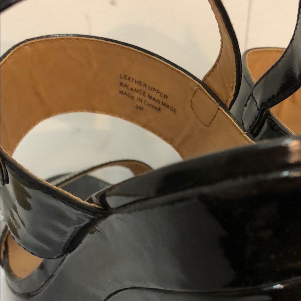 Kelsi Dagger Holly Patent Leather Wedge Sandal - Picture 7 of 8